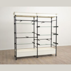 Broadway Double Base Unit-Distressed White